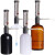 希万辉 套筒式可调定量加液器透明棕色玻璃加液瓶塑料套装 加液器配白色塑料瓶（250ml）