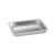 方盘304不锈钢盘子长方形蒸饭盘烧烤盘商用铁盘餐盘菜盘托盘A 银色加厚60*40*4.8深