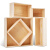 木箱定做木盒子大收纳整理实木质制做松木头储物凳榻榻米定制木盒 25*25*8CM 【1.2厚板-外径】