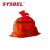 西斯贝尔（SYSBEL）废弃物处理袋防火垃圾桶垃圾袋金属垃圾桶垃圾袋生化垃圾桶垃圾袋危废品处理桶 红色 300个/包中号70*80（长宽/cm）6丝 现货