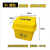 【质量超好 价格超低】医疗废弃物垃圾桶黄色用物利器盒脚踏式 100L特厚高端系列/灰色 质量可