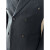 麦蒂逊咖色双排扣男套装英伦修身男士大码西服三件套结婚新郎礼服潮 黑色(西服+西裤) 48/M(100-112斤)