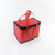 希万辉 铝箔保温手提配送袋加厚隔热外卖袋 2个装红色大号30*20*20cm