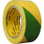 羽的王  黄绿PVC警示胶带地面划线地板胶双色斑马线胶带电力接地胶带33米 (黄绿斜纹)宽20mm*33米*2卷