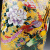 花语隆 景德镇陶瓷器 欧式珐琅彩金鸡花瓶 现代时尚落地客厅装饰摆件 单个黄色冬瓜瓶