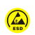 聚维德 无尘室接地标签 30*50ESD检测100枚 单位：包