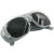 自动变光电焊面罩眼镜电焊防护面屏头戴式氩弧焊焊工帽烧焊接防护 灰色眼镜1副