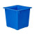 标燕 【果壳箱加厚45*45*41】果壳箱蓝色工业垃圾桶ZTT-96041