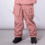 牧途雪（MUTUSNOW）滑雪裤男款方格粉色加厚保暖单双板防水防风透气韩版户外装备滑雪 黑灰格雪裤 S