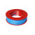 德力西 电线电缆 BVR1.5平方 蓝色(零线)阻燃性能100米(红塑盘) DL1601093028