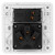 西门子（SIEMENS） 插座面板 电源插座远景系列 雅白色 插座10A三孔带开关