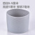 直筒加厚玻璃水杯防滑套耐热防烫隔热硅胶套杯套保温杯茶杯保护套 灰色 6.5厘米
