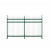 福昀 薄款锌钢护栏 铁艺围墙栏杆 1.8米*3米10.2KG重 单位：个