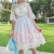 尚然乐（SHANGRANLE）夏季少女lolita贵妇猫JSK成人公主裙吊带连衣裙+纯色内搭轻奢 蓝色JSK 均码
