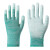 浸塑涂指涂掌尼龙手套劳保工作耐磨防滑干活打包薄款胶皮手套 绿色条纹涂掌(24双) S