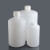 定制适用定制塑料瓶大容量大小口试剂瓶广口黑色棕色避光瓶HDPE白色样品 棕大口1L