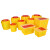 利器盒一次性圆形医院用废物针头盒口腔黄色方形垃圾桶锐器盒 2L圆形 20个