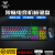 狼蛛（AULA）F2088机械键盘电竞游戏办公台式笔记本电脑青茶红轴带狼蛛F87pro 黑色混光版+鼠标两件套-K83(sxn 青轴-Y46
