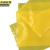 京洲实邦 黄色底部有V型口 无自封口19.5*40*16丝100个 金属防潮防锈塑料袋JZSB-9326