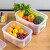 家の物语（KATEI STORY）日本进口厨房家用冰箱保鲜盒塑料收纳盒食品级密封盒面条盒蔬菜盒 5.2L