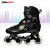 米高SEBA轮滑鞋溜冰鞋成人KSJ2平花鞋直排旱冰鞋花式要桩刹车款式 黑色KSJ2 42