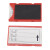 上柯 G6040 磁性标签 仓库标识牌 物料卡标签牌 磁性材料卡软磁强磁套 红色4*7软磁