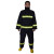 江山得利（JIANGSHAN DELI）3C认证消防服套装14款消防战斗服阻燃消防员救援灭火防护服上衣+裤子定做L# 1套