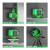 深达威12线水平仪绿光红外线高精度自动调平激光强光贴地贴墙仪 4线高亮绿光水平仪卡梁套装(框架