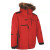 理联 LN-YRF001连帽短款白鸭绒羽绒服冬季保暖工作服 红色 3XL