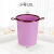大号无盖厨房卧室客厅卫生间家用垃圾桶小号创意桌面桌上塑料纸篓 紫色10L(小号)
