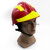 定制F抢险救援头盔消防员应急全头帽子森林头盔护目眼镜手电筒灯架 蓝色头盔+手电+灯架