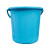大杨JY-A815加厚塑料水桶5个 蓝色 洗澡泡脚桶带手提清洁洗衣桶大容量储水桶 定制
