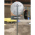 交通标志牌专用立杆镀锌钢管太阳能爆闪灯广角镜立柱镀锌管标志杆 2.5米  76 管   圆底座