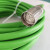 编码器信号线反馈连接线6FX5/80021BA0增量电缆线 绿色 PVC PVC 15m