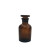 兰诗（LAUTEE）SY4055 试剂瓶 玻璃细口瓶 磨砂口透明小口瓶分装瓶 棕色30ml （3个装)