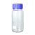 透明gl80大口蓝盖瓶试剂瓶玻璃化学样品瓶油样瓶广口密封瓶带刻度 透明GL80蓝盖1000ml 普料玻璃