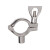 304不锈钢精铸管支架固定卡扣管夹ISO水管夹卡子紧固抱箍码管卡箍 0.5S/Φ12.7