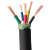 黑象 CDTDG5芯4平方铜芯橡胶护套电线 拖拽电缆 吊装电缆5*4 不零售起订量10米