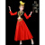 珮玛查特维吾尔族儿童新疆舞蹈服装女童演出服小小古丽六一哈萨克 新品珠珠帽款 衣+裙+项圈+帽子 160cm 建议75-95斤