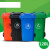 100升120 240L超大号户外垃圾筒工业垃圾桶带盖塑料特大环卫大型 50-B带轮(颜色备注)