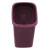 兰诗FW1287 垃圾桶过滤桶茶渣桶塑料茶台废水桶小过滤垃圾筒茶水桶  紫色大号  方形
