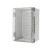 户外卡扣防水电气箱塑料PVC透明基业箱室外配电箱控制接议价 30x20x17透明卡扣门