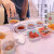 紫叶香茗阳台茶桌椅组合家用茶台茶几客厅烧水壶一体仿岩板新中式茶桌 1主人椅+1桌+2凳子 温馨黄