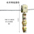 适用起重机天车行车吊线滑轮圆扁电缆滑轮电动葫芦钢丝绳拖缆放线 长夹钢轮