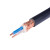 中迈 电线电缆 KVV-450/750V-3*1.5mm² 国标屏蔽控制电缆 黑色 10米