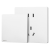 开关插座荟绎白色10A五孔USB一开空调家用套餐 一位双控开关