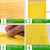 黄色牛皮纸气泡袋加厚快递信封袋包装袋防水防震气泡袋可定制 15*18+4cm(100个)