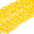 冰禹 隔离墩链条 塑料警示链条 路锥链条隔离链子警示防护链条 (10mm黄色-5米)BYxx-19