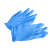 迈恻亦一次性丁腈级专用加厚耐用型厨房蓝色橡胶丁晴100只 蓝色16英寸-净化无粉丁腈手套 100只/袋装 L