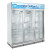 穗凌（SUILING）双门饮料展示柜 风直冷保鲜柜商用立式冷藏冷饮柜超市大容量玻璃门冷藏柜 LG4-1200M3F（铝合金门框） 风直冷